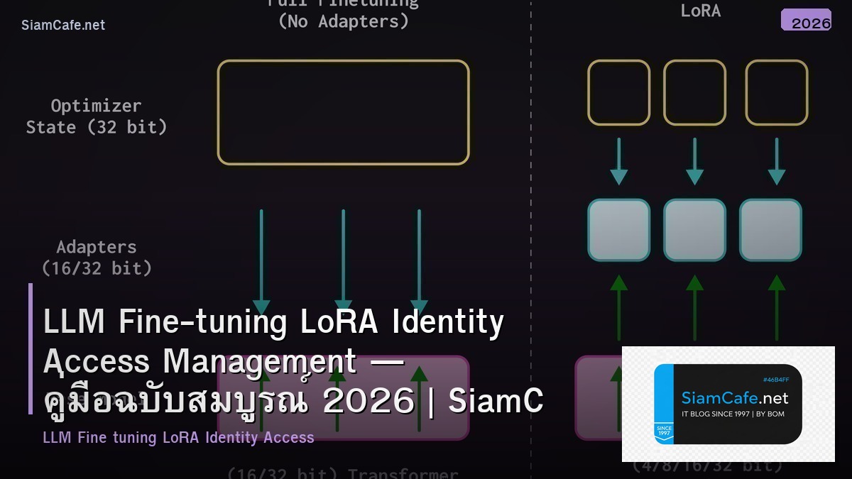 llm fine tuning lora identity access management