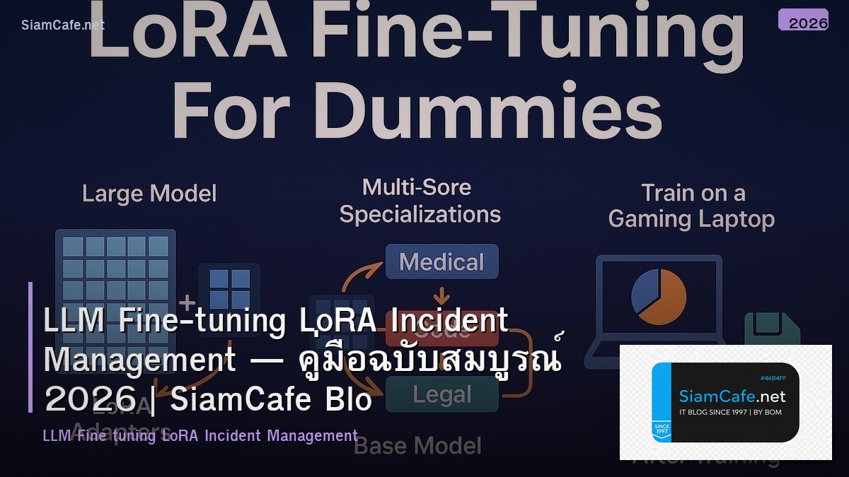llm fine tuning lora incident management