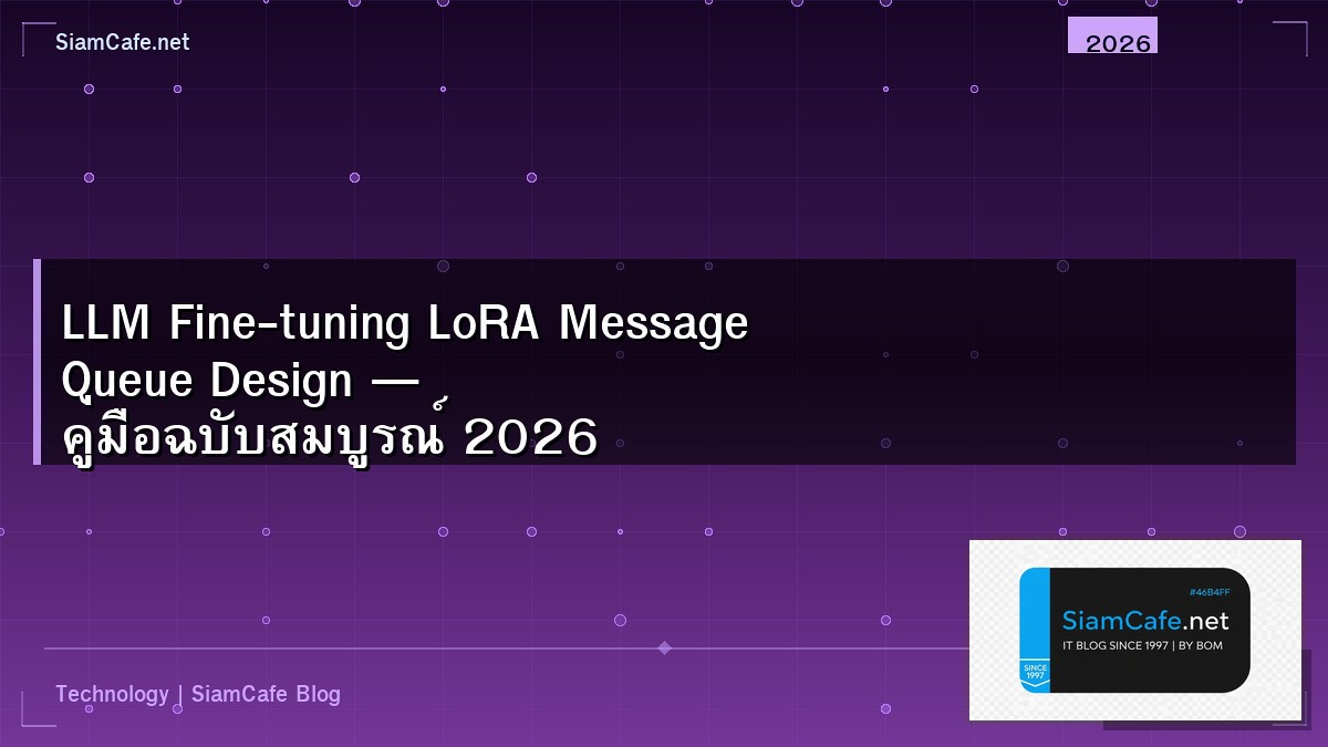 llm fine tuning lora message queue design