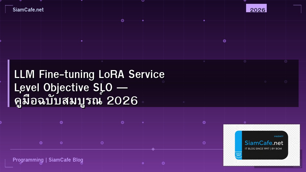 llm fine tuning lora service level objective slo
