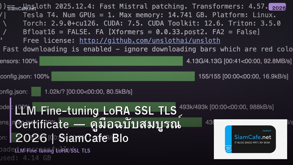 llm fine tuning lora ssl tls certificate