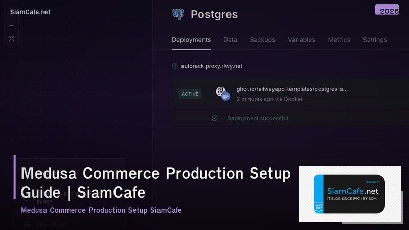 medusa commerce production setup guide
