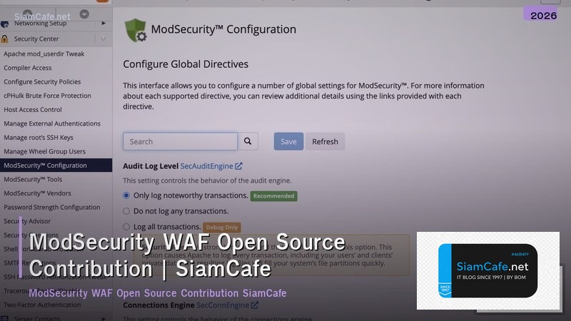 modsecurity waf open source contribution