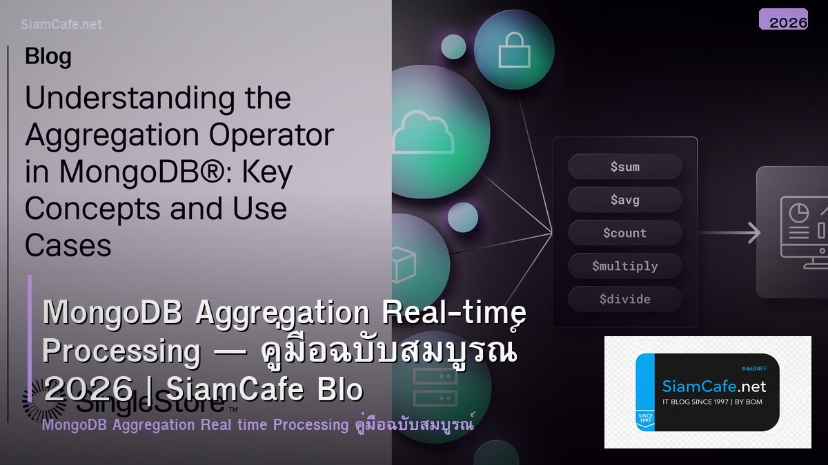 mongodb aggregation real time processing