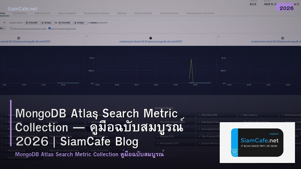 mongodb atlas search metric collection