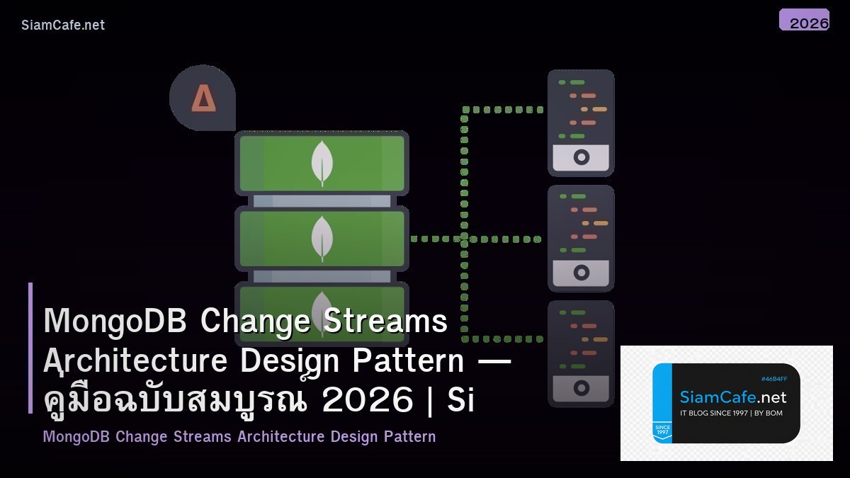 mongodb change streams architecture design pattern