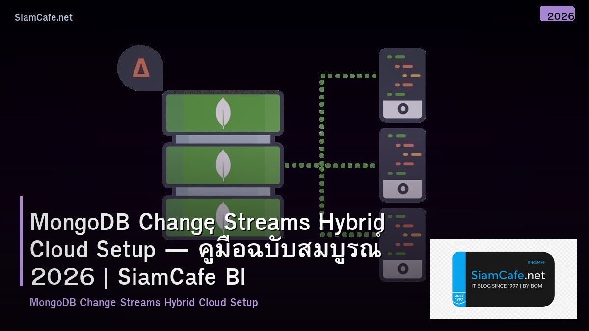 mongodb change streams hybrid cloud setup