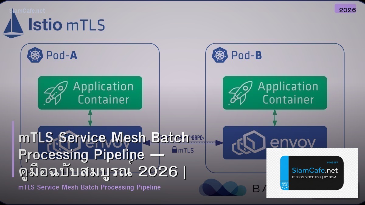 mtls service mesh batch processing pipeline