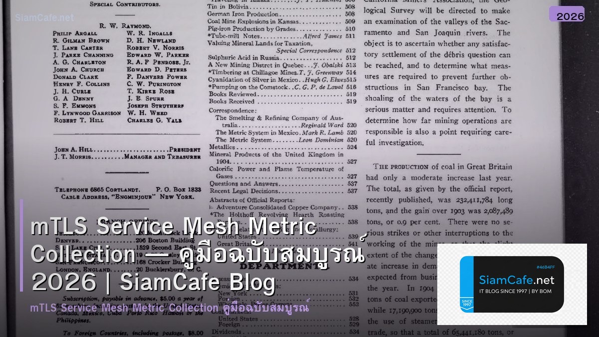 mtls service mesh metric collection