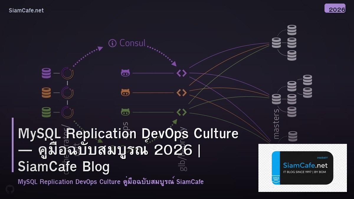 mysql replication devops culture