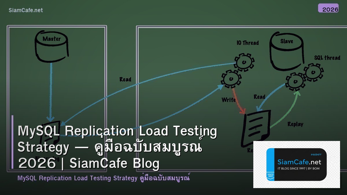 mysql replication load testing strategy