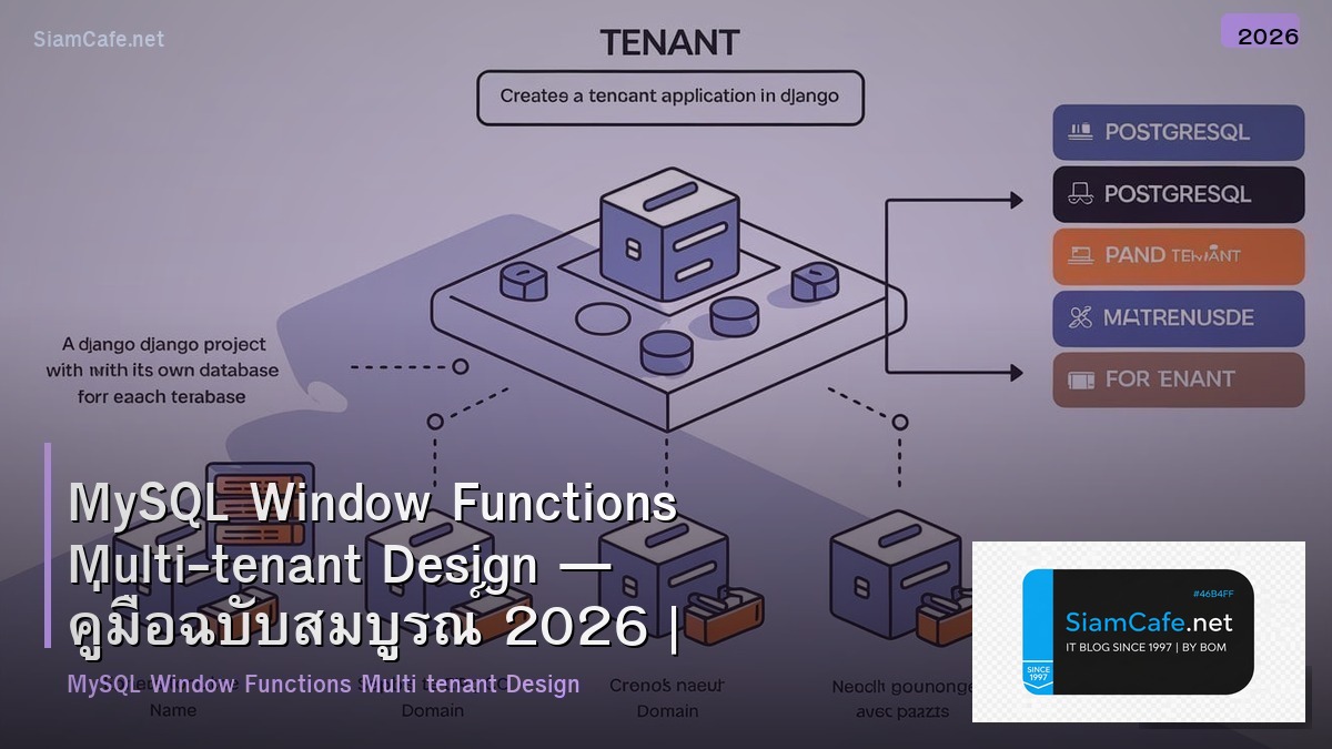 mysql window functions multi tenant design