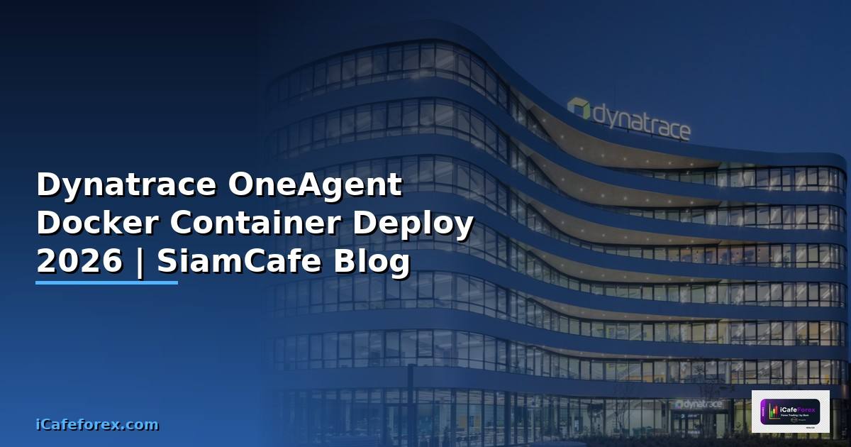 Dynatrace OneAgent Docker Container Deploy