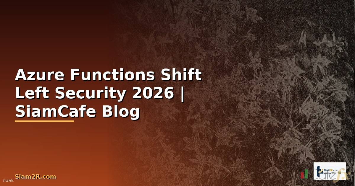 Azure Functions Shift Left Security