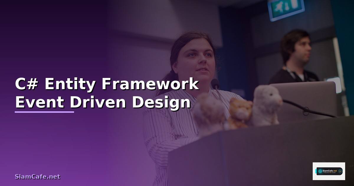C# Entity Framework Event Driven Design —