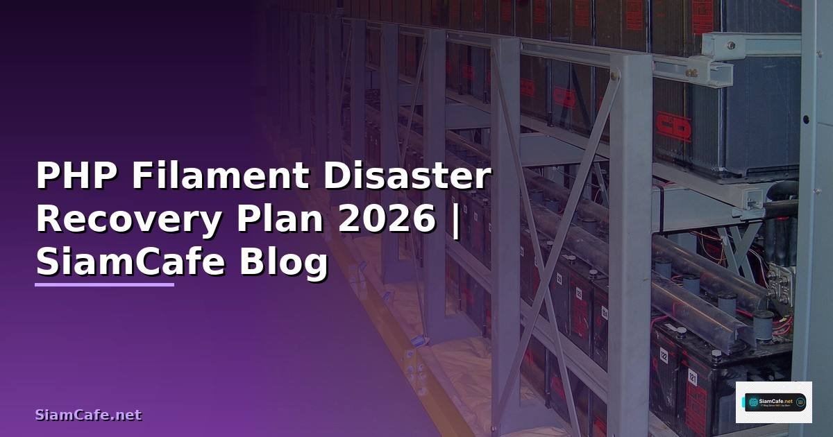 PHP Filament Disaster Recovery Plan