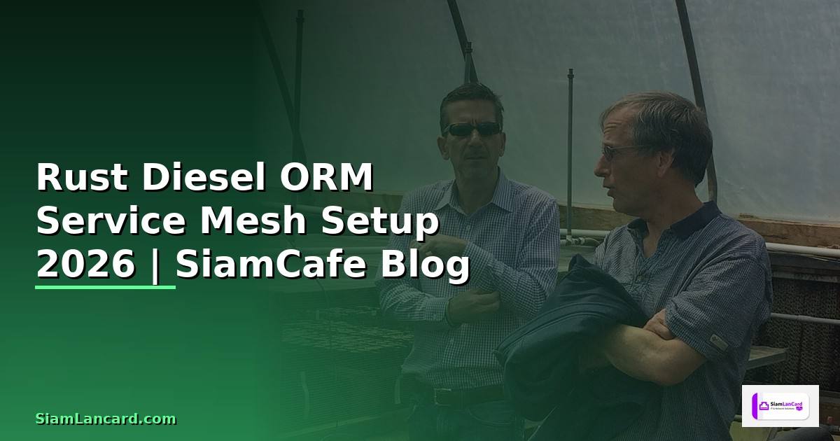 Rust Diesel ORM Service Mesh Setup