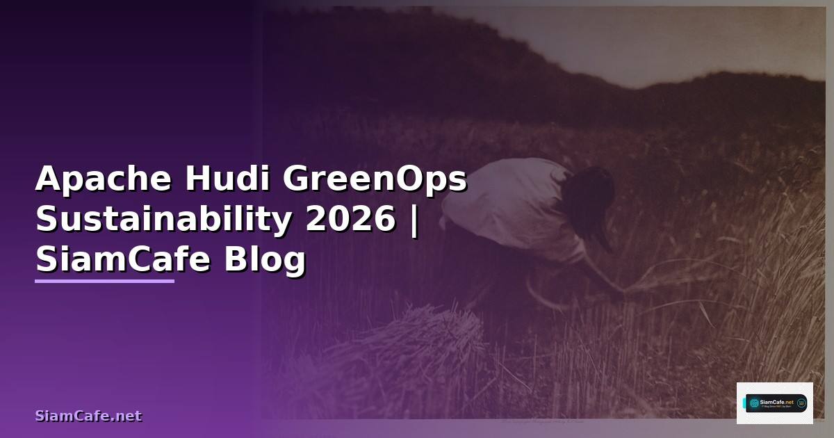 Apache Hudi GreenOps Sustainability