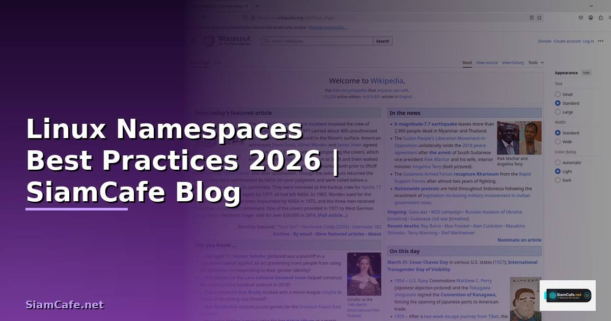 Linux Namespaces Best Practices ที่ต้องรู้