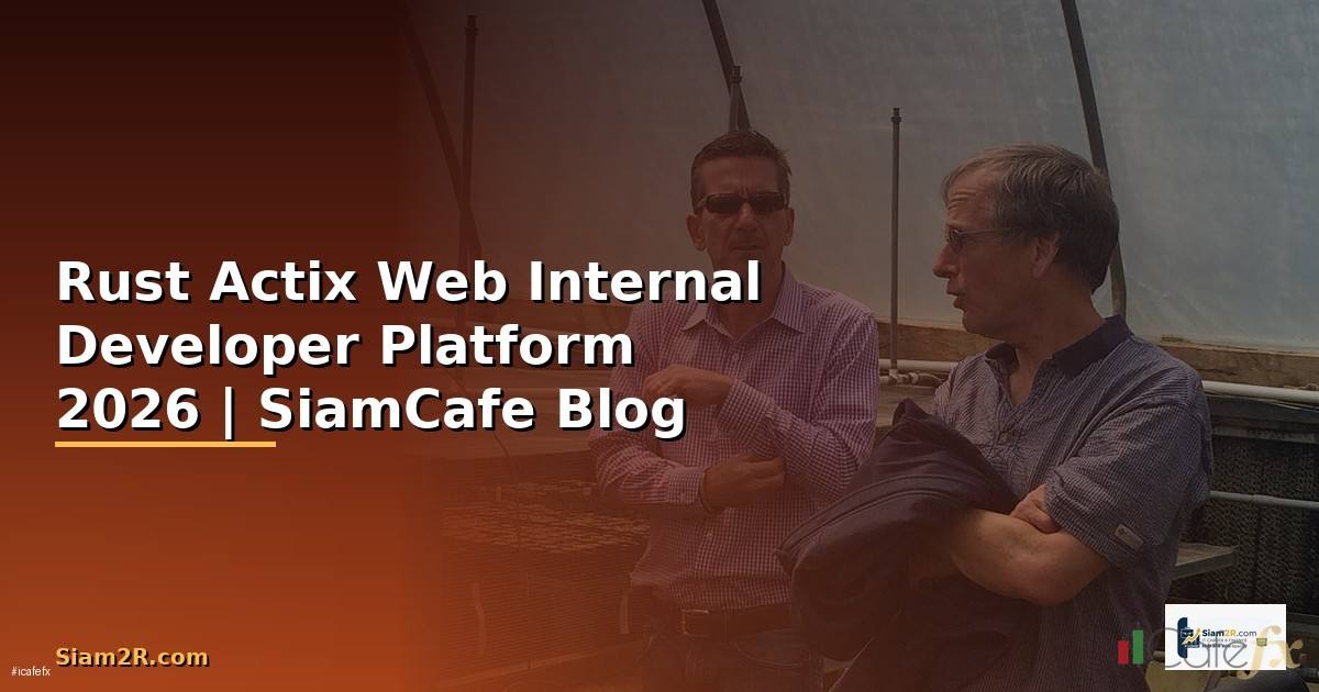 Rust Actix Web Internal Developer Platform