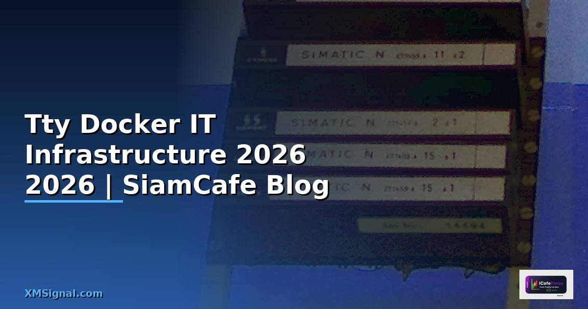 Tty Docker คืออะไร — คู่มือ IT Infrastructure