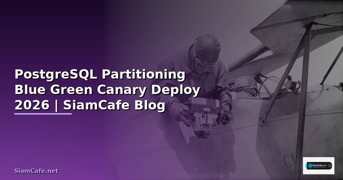 PostgreSQL Partitioning Blue Green Canary Deploy
