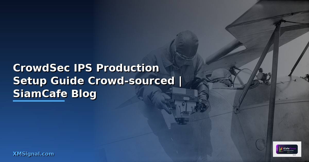 CrowdSec IPS Production Setup Guide  ติดตั้งระบบปองกนการโจมตแบบ Crowd-sourced