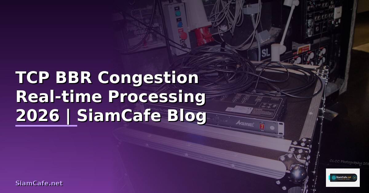 TCP BBR Congestion Real-time Processing