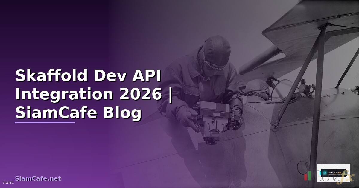 Skaffold Dev API Integration เชื่อมต่อระบบ
