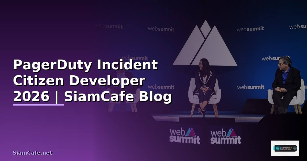 PagerDuty Incident Citizen Developer