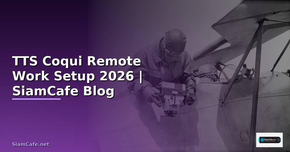 TTS Coqui Remote Work Setup