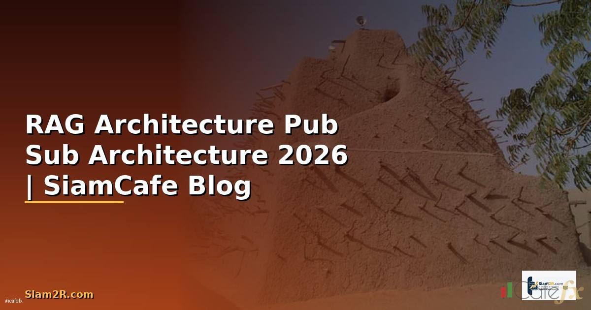 RAG Architecture Pub Sub Architecture