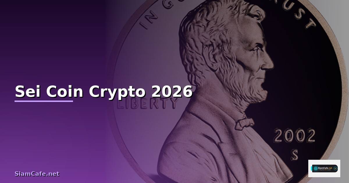 Sei Coin — คู่มือ Crypto ฉบับสมบูรณ์ 2026 —