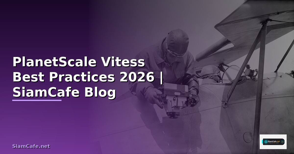 PlanetScale Vitess Best Practices ที่ต้องรู้