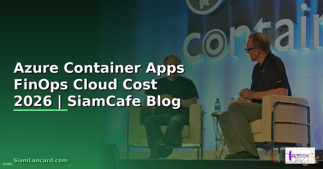 Azure Container Apps FinOps Cloud Cost