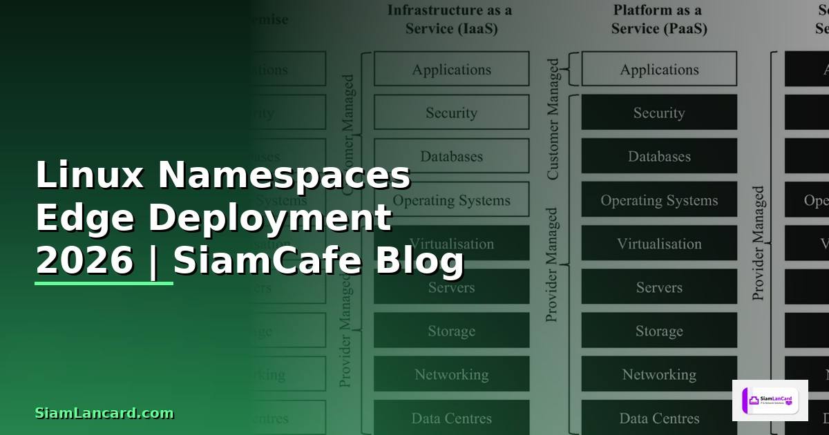 Linux Namespaces Edge Deployment