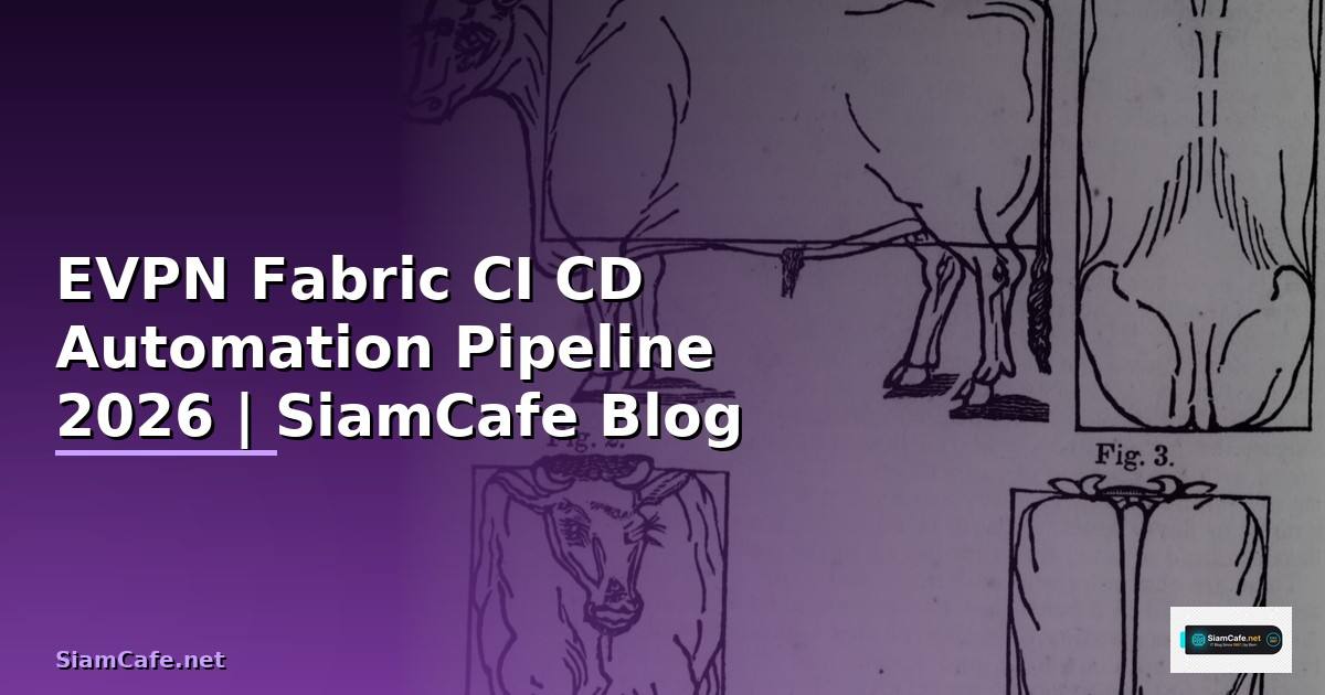 EVPN Fabric CI CD Automation Pipeline