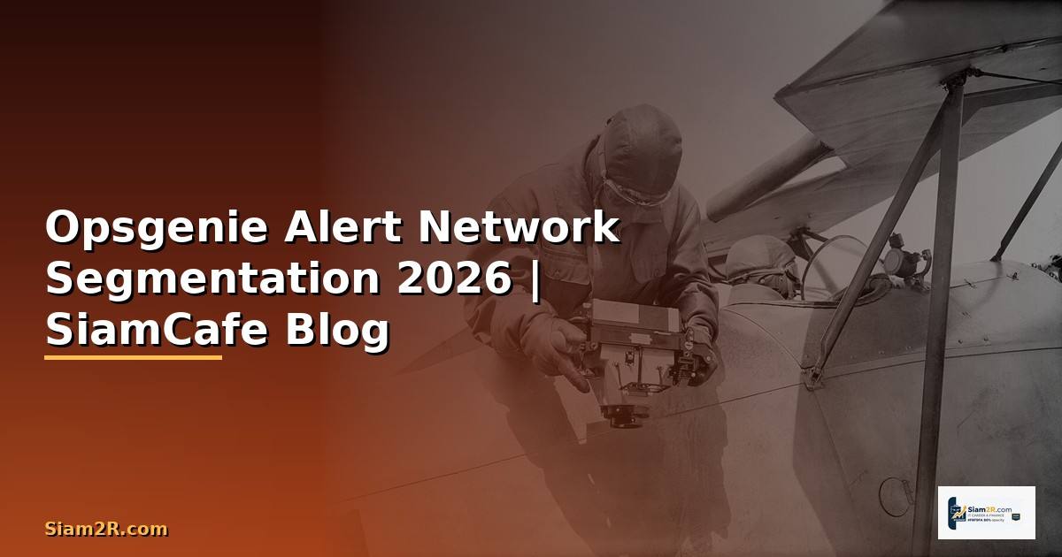 Opsgenie Alert Network Segmentation