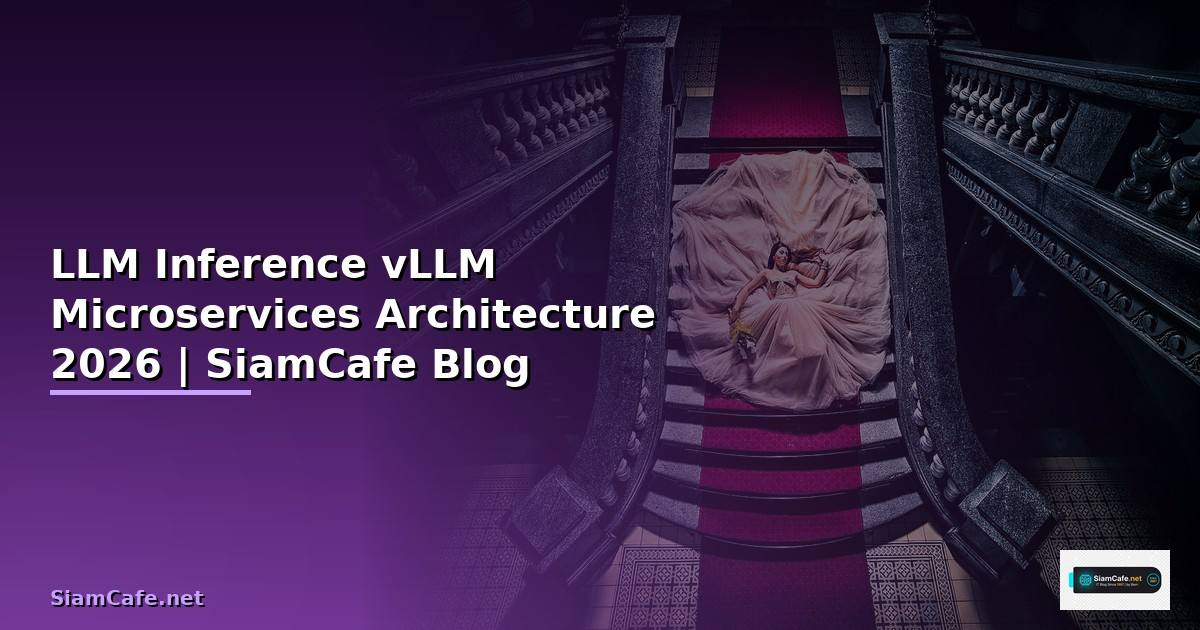 LLM Inference vLLM Microservices Architecture