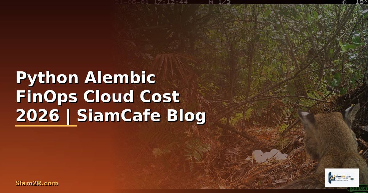 Python Alembic FinOps Cloud Cost