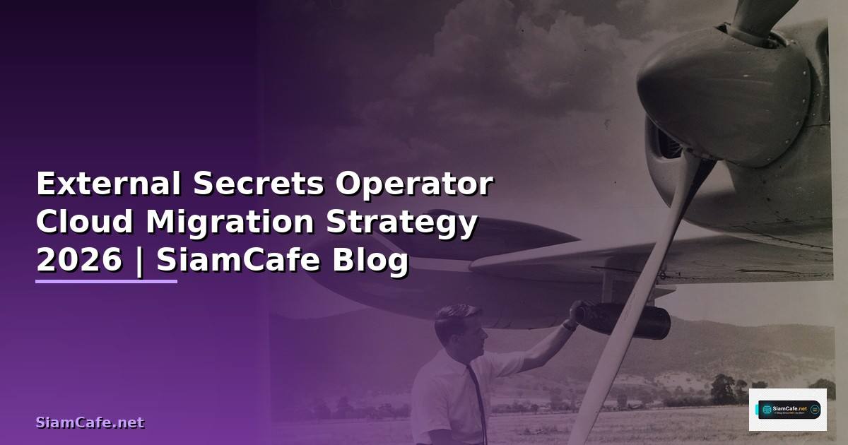 External Secrets Operator Cloud Migration Strategy — คู่มือฉบับสมบูรณ์ 2026