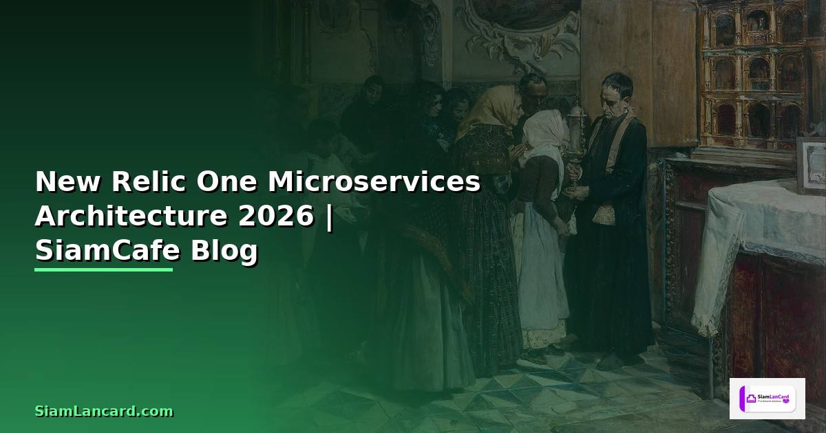 New Relic One Microservices Architecture