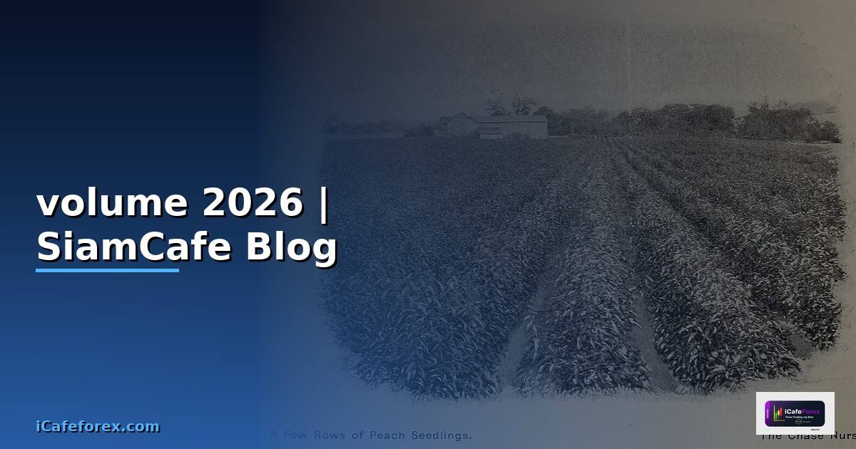volume หุ้นคือ — ทุกสิ่งที่ต้องรู้ในปี 2026