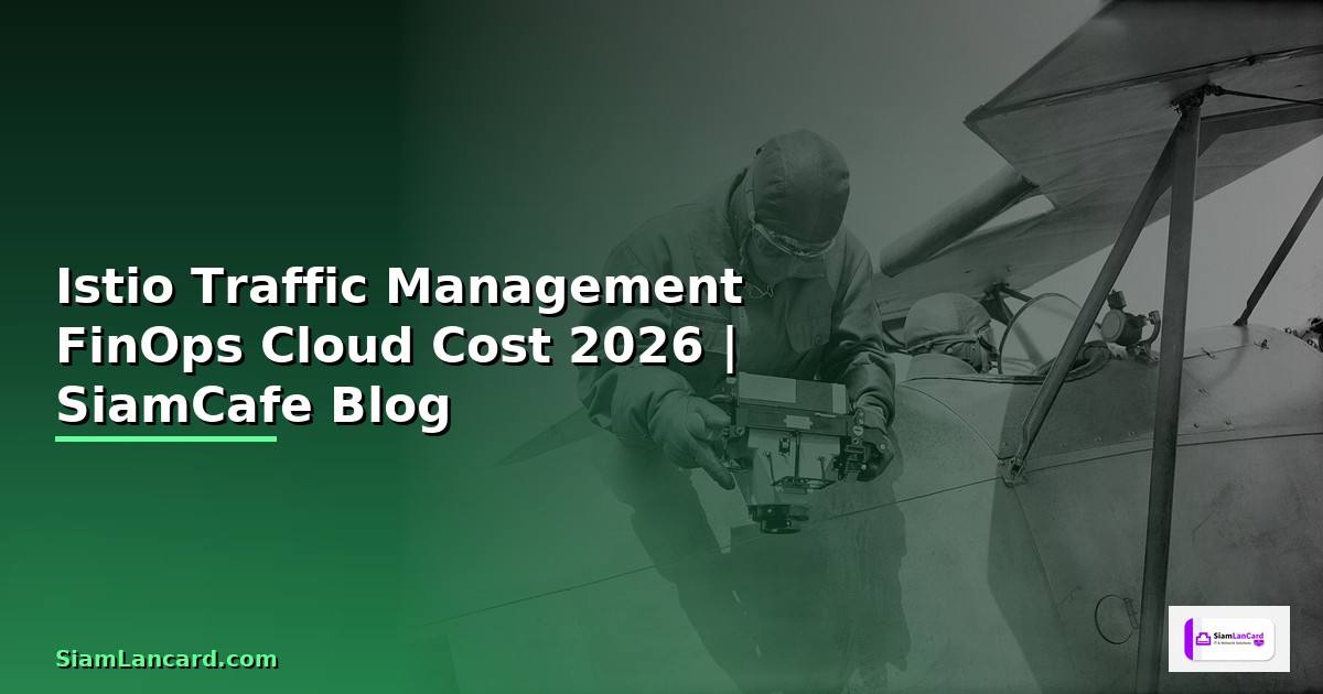Istio Traffic Management FinOps Cloud Cost