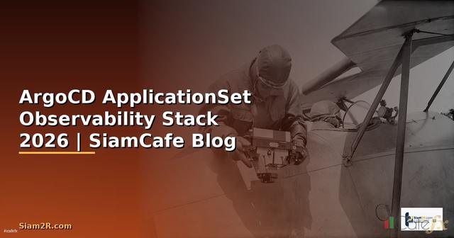 ArgoCD ApplicationSet Observability Stack