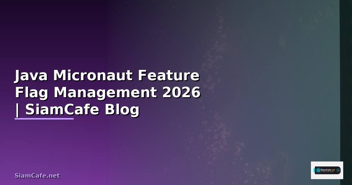 Java Micronaut Feature Flag Management