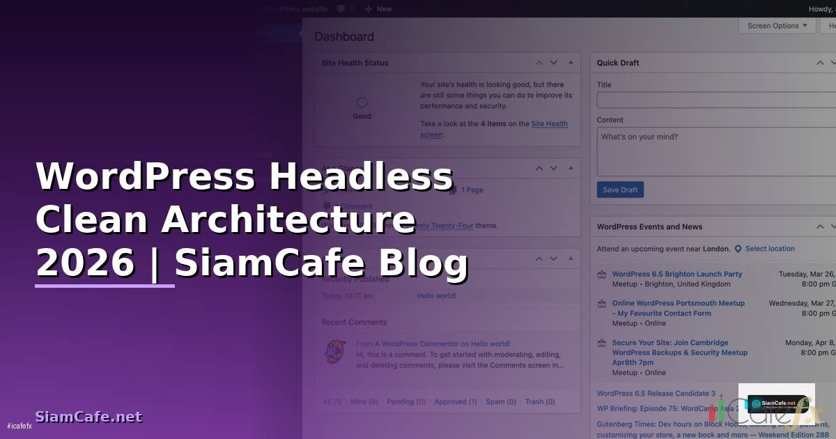 WordPress Headless Clean Architecture —