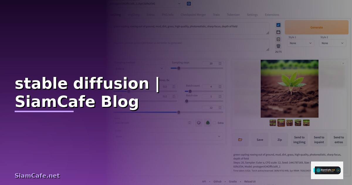 stable diffusion วิธีใช้