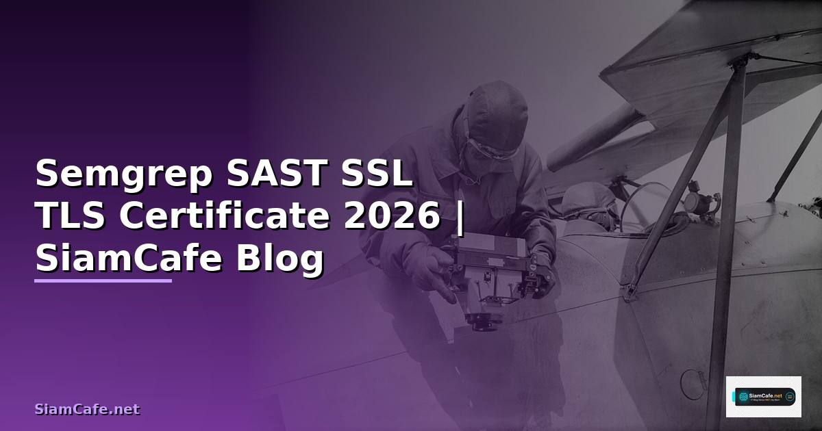 Semgrep SAST SSL TLS Certificate