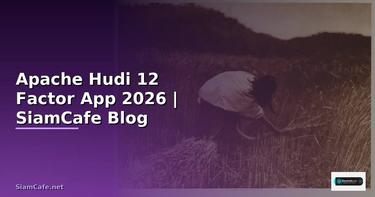 Apache Hudi 12 Factor App